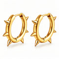 Stellar hoop earrings